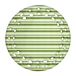 Spring Stripes Ornament (Round Filigree) Front