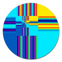 Colorful Endless Window Magnet 5  (round) by designworld65
