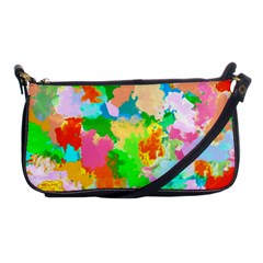 Colorful Summer Splash Shoulder Clutch Bags by designworld65