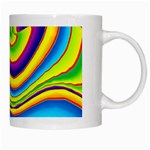 Summer Wave Colors White Mugs Right