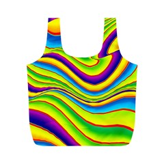 Summer Wave Colors Full Print Recycle Bags (M) 