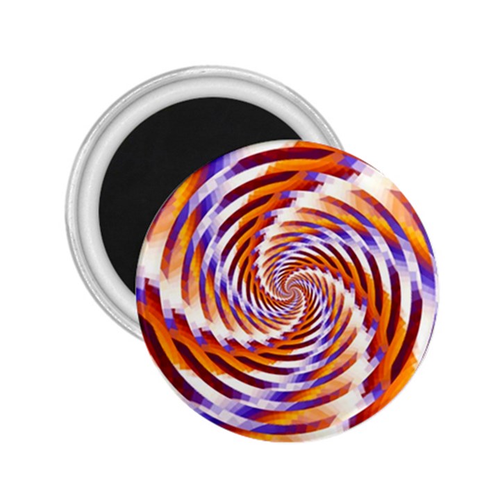 Woven Colorful Waves 2.25  Magnets