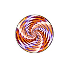 Woven Colorful Waves Hat Clip Ball Marker (4 Pack) by designworld65