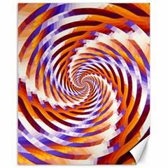 Woven Colorful Waves Canvas 16  X 20   by designworld65