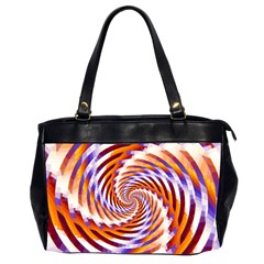 Woven Colorful Waves Office Handbags (2 Sides)  by designworld65