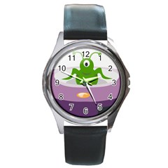 Ufo Round Metal Watch