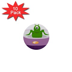 Ufo 1  Mini Buttons (10 pack) 