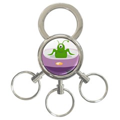 Ufo 3-Ring Key Chains