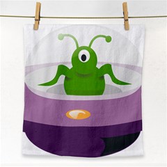 Ufo Face Towel