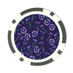 Floral Poker Chip Card Guard (10 Pack)