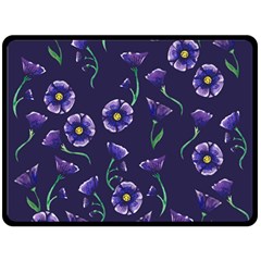 Floral Fleece Blanket (large) 