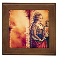 Fantasy Art Painting Magic Woman  Framed Tiles