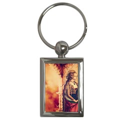 Fantasy Art Painting Magic Woman  Key Chains (Rectangle) 