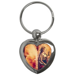 Fantasy Art Painting Magic Woman  Key Chains (Heart) 