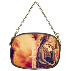 Fantasy Art Painting Magic Woman  Chain Purses (two Sides)  by paulaoliveiradesign