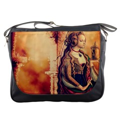 Fantasy Art Painting Magic Woman  Messenger Bags