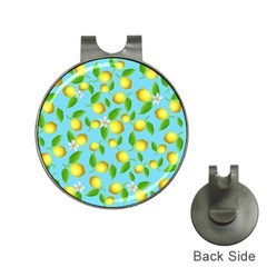 Lemon pattern Hat Clips with Golf Markers