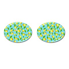 Lemon pattern Cufflinks (Oval)