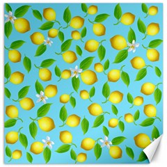 Lemon pattern Canvas 20  x 20  