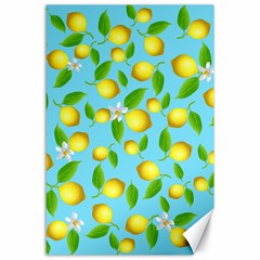 Lemon pattern Canvas 24  x 36 