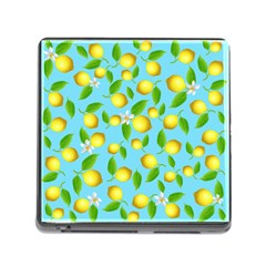 Lemon pattern Memory Card Reader (Square)