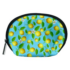 Lemon pattern Accessory Pouches (Medium) 