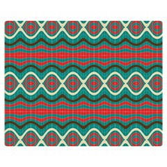 Ethnic Geometric Pattern Double Sided Flano Blanket (medium)  by linceazul