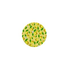 Lemon Pattern 1  Mini Buttons by Valentinaart