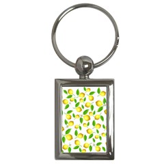 Lemon Pattern Key Chains (rectangle)  by Valentinaart