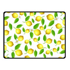 Lemon Pattern Fleece Blanket (small)