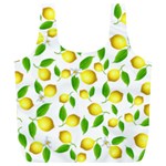 Lemon pattern Full Print Recycle Bags (L)  Back