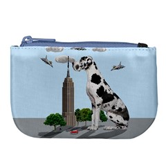 Great Dane Large Coin Purse by Valentinaart
