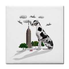 Great Dane Tile Coasters by Valentinaart