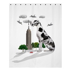 Great Dane Shower Curtain 60  X 72  (medium)  by Valentinaart