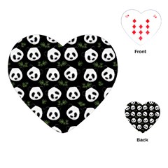 Panda Pattern Playing Cards (heart) 