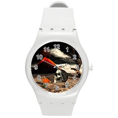 Optimism Round Plastic Sport Watch (m) by Valentinaart