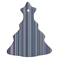 Lines Christmas Tree Ornament (two Sides) by Valentinaart