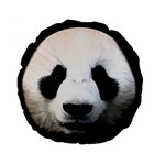 Panda face Standard 15  Premium Round Cushions Back