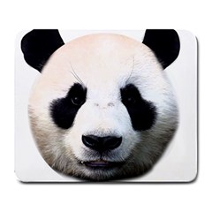 Panda Face Large Mousepads by Valentinaart