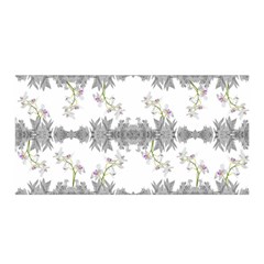 Floral Collage Pattern Satin Wrap by dflcprints