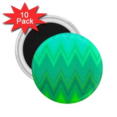 Zig Zag Chevron Classic Pattern 2 25  Magnets (10 Pack)  by Nexatart