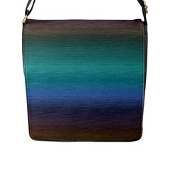 Ombre Flap Messenger Bag (l)  by ValentinaDesign