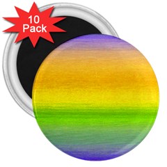 Ombre 3  Magnets (10 Pack)  by ValentinaDesign