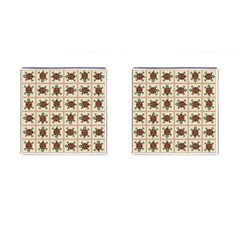 Native American Pattern Cufflinks (square) by linceazul