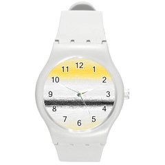 Ombre Round Plastic Sport Watch (m) by ValentinaDesign