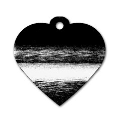 Ombre Dog Tag Heart (one Side) by ValentinaDesign
