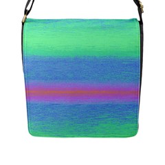 Ombre Flap Messenger Bag (l)  by ValentinaDesign