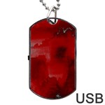 Ombre Dog Tag USB Flash (Two Sides) Back