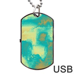 Ombre Dog Tag USB Flash (One Side)