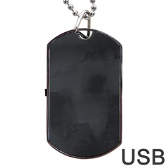 Ombre Dog Tag Usb Flash (one Side) by ValentinaDesign